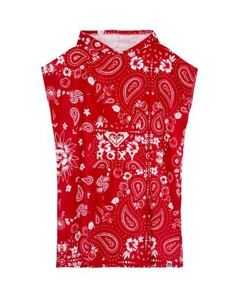 Poncho de surf STAY MAGICAL PRINTED Blanc Femme