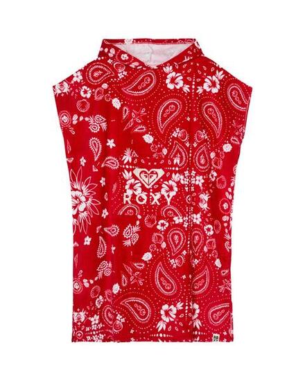 Poncho de surf STAY MAGICAL PRINTED Rouge Femme