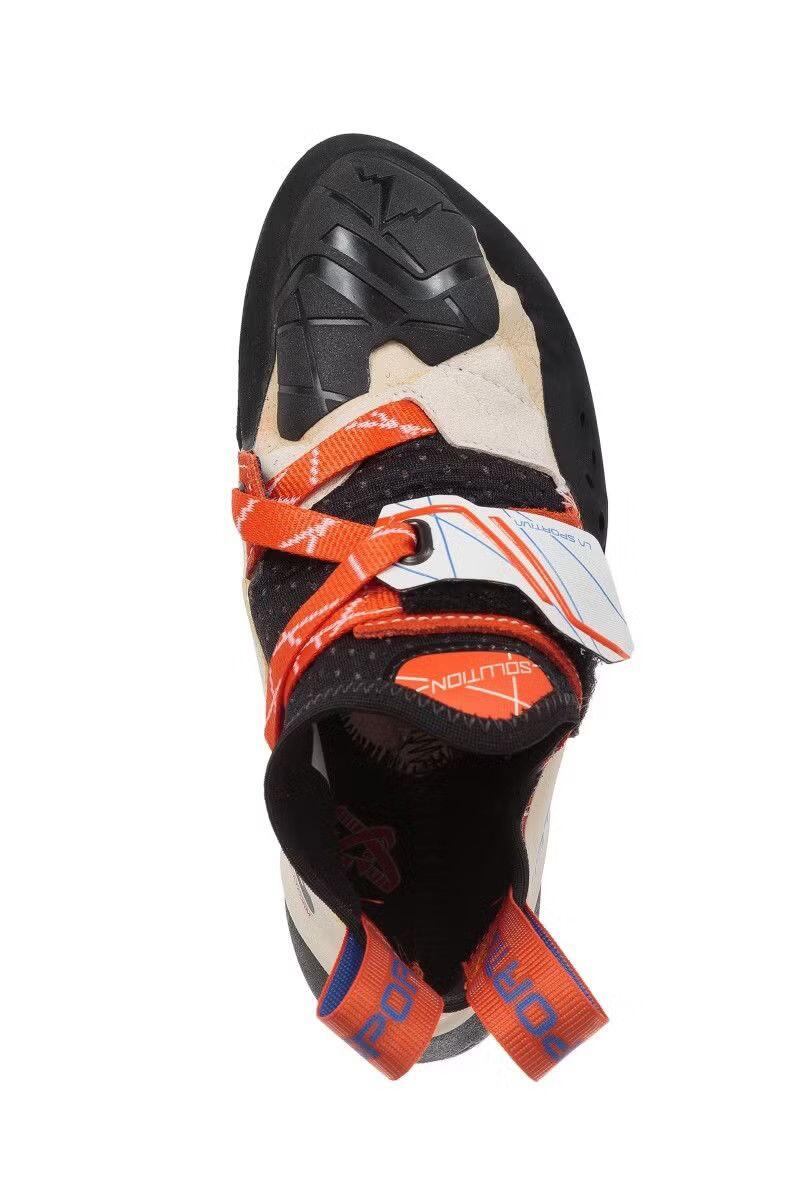 Kletterschuh La Sportiva Solution W White/Lily/Orange, Vibram XS Grip2 3/7
