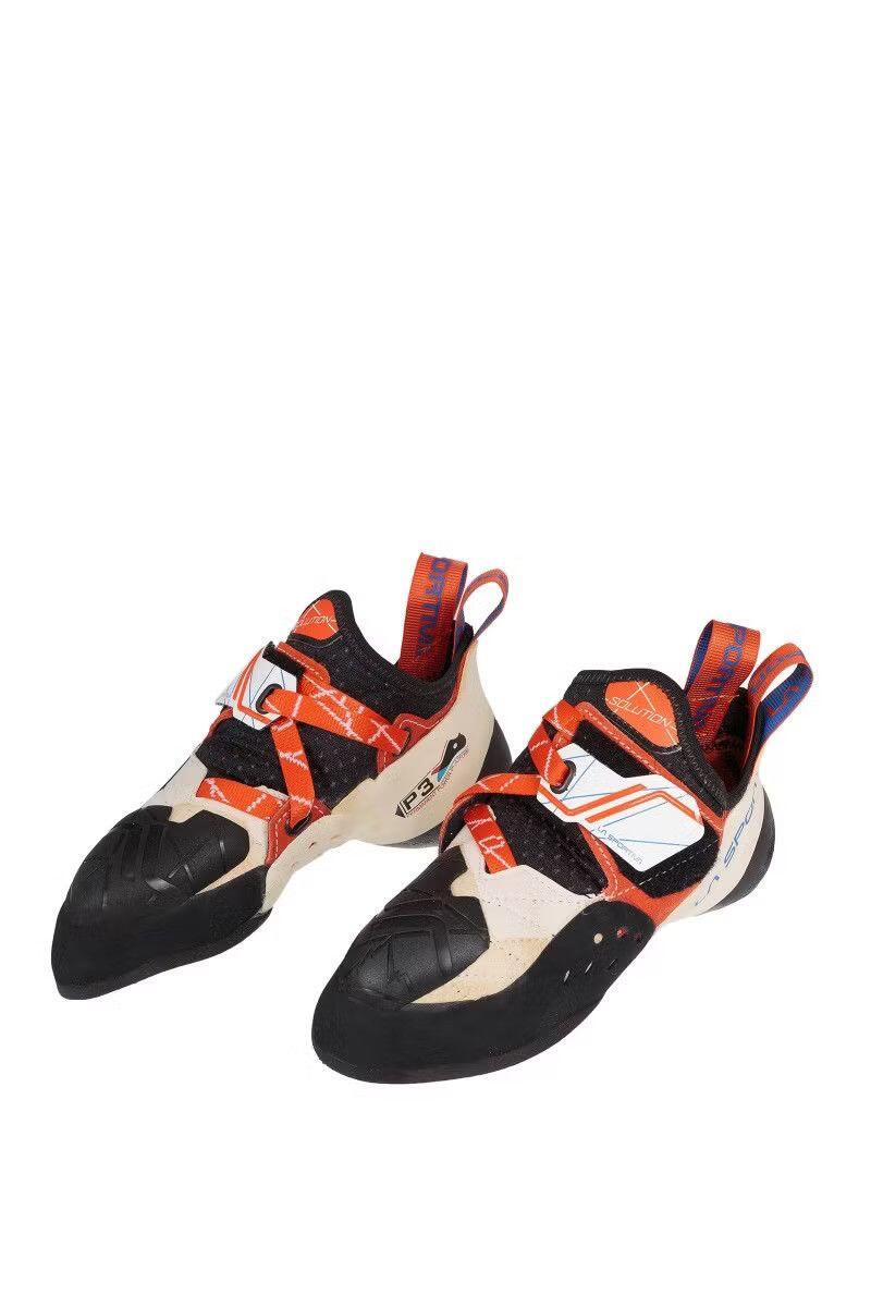 Kletterschuh La Sportiva Solution W White/Lily/Orange, Vibram XS Grip2 2/7