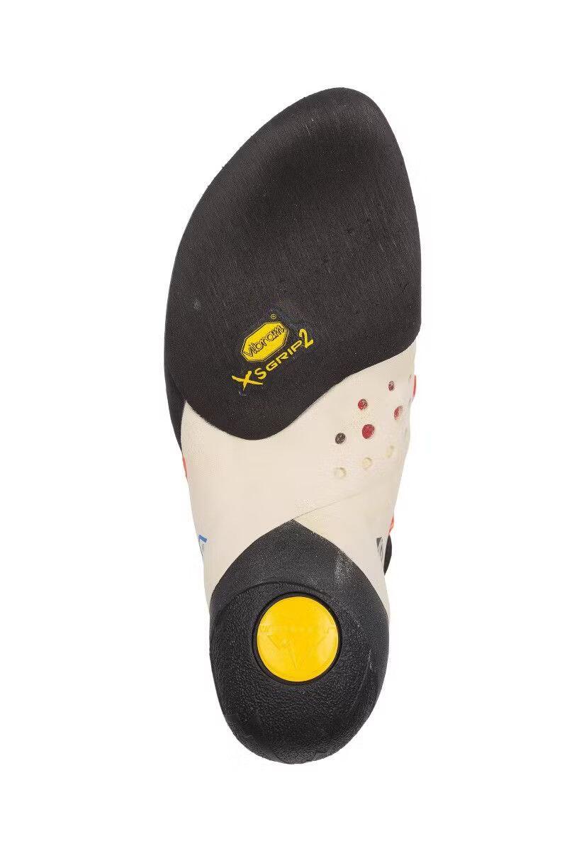 Kletterschuh La Sportiva Solution W White/Lily/Orange, Vibram XS Grip2 4/7