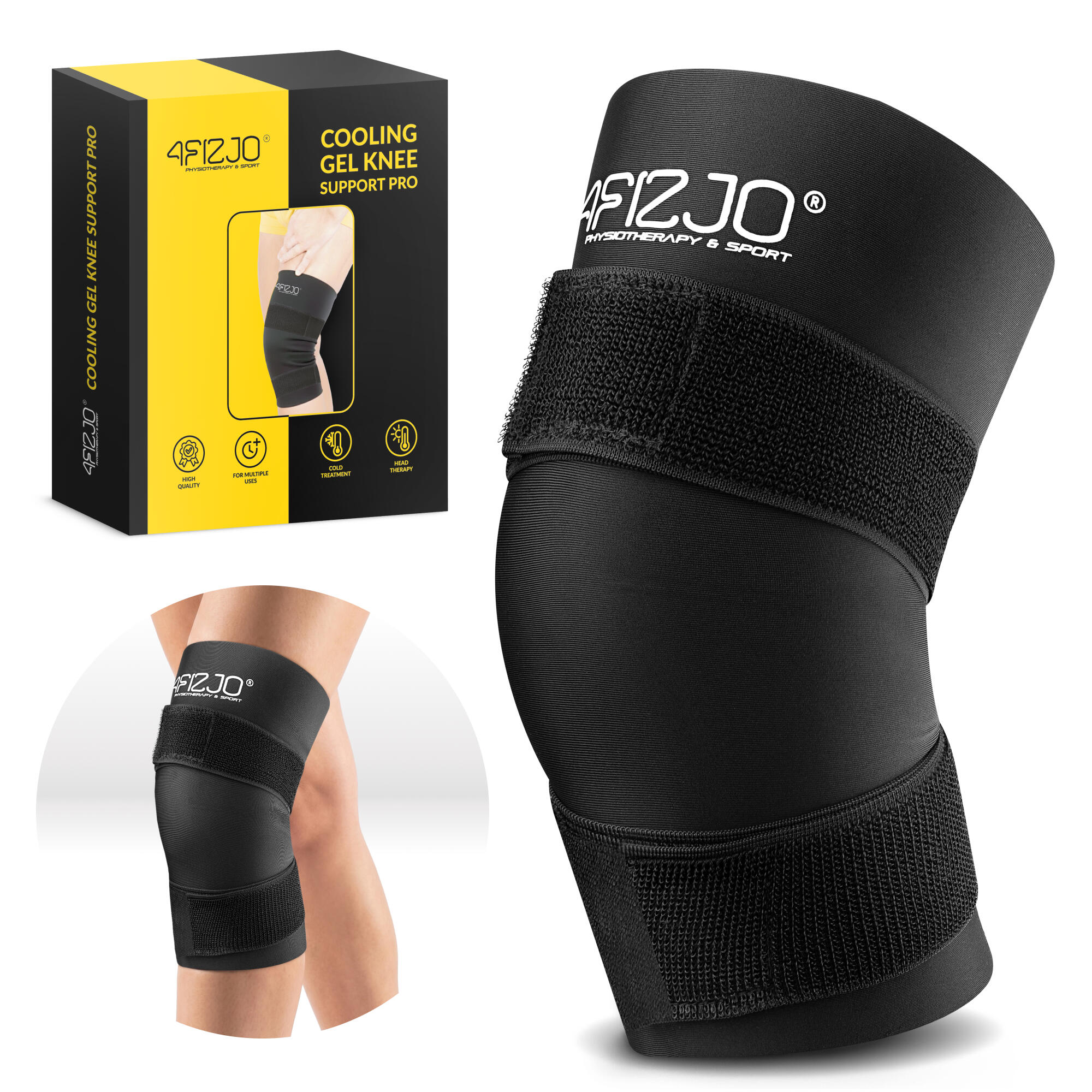 Elastický ColdPack PRO - koleno 4FIZJO 1/7
