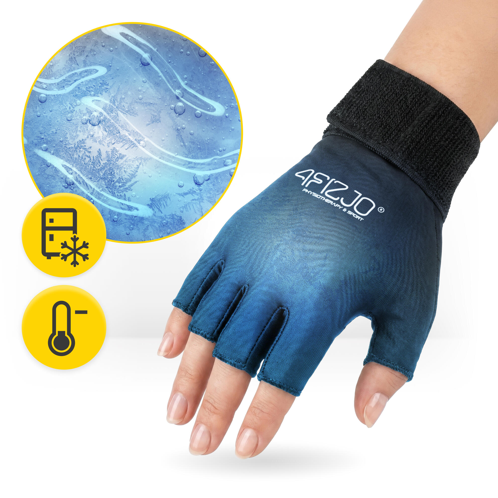 Elastický ColdPack PRO - rukavice s prsty 4FIZJO 3/7