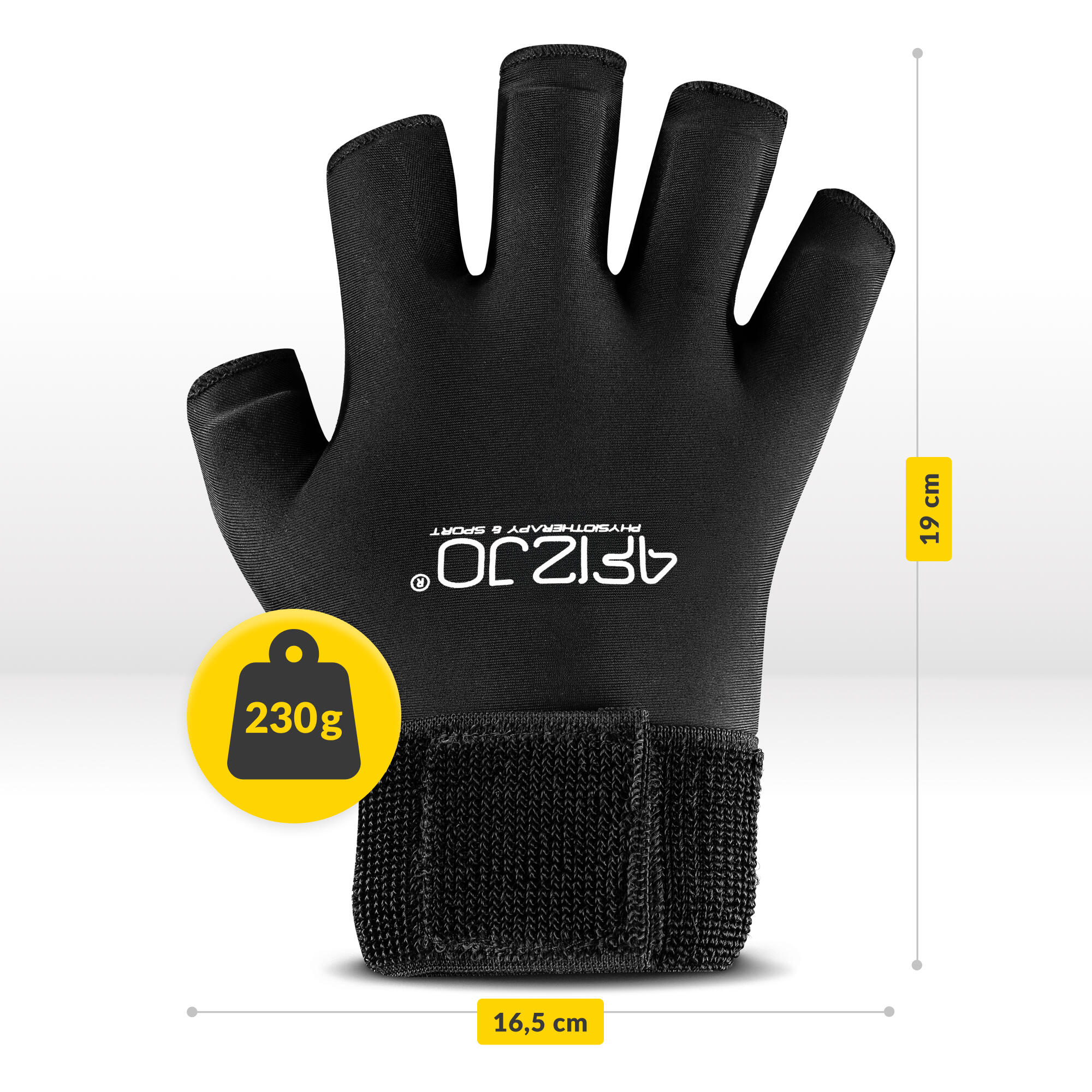 Elastický ColdPack PRO - rukavice s prsty 4FIZJO 2/7