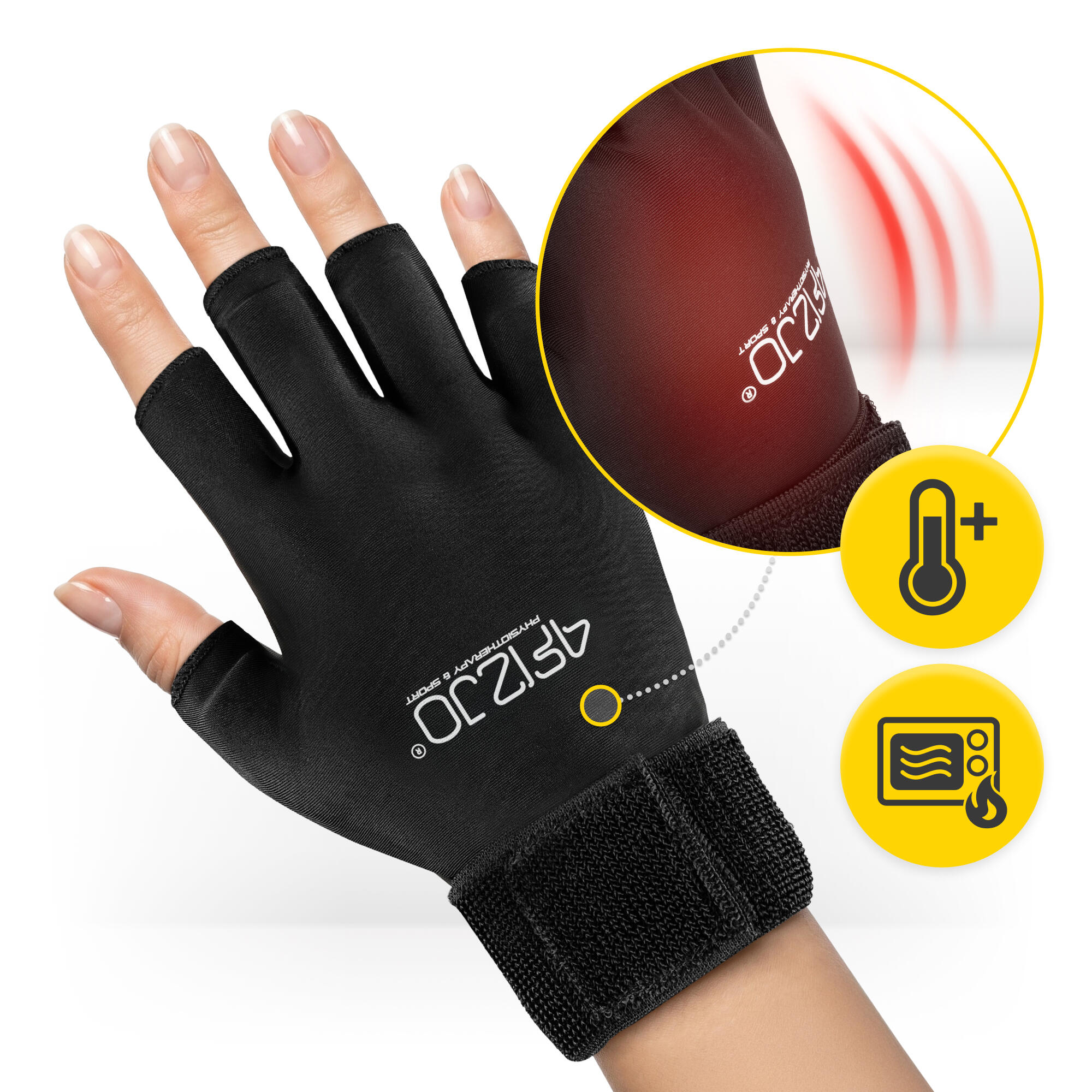Elastický ColdPack PRO - rukavice s prsty 4FIZJO 4/7