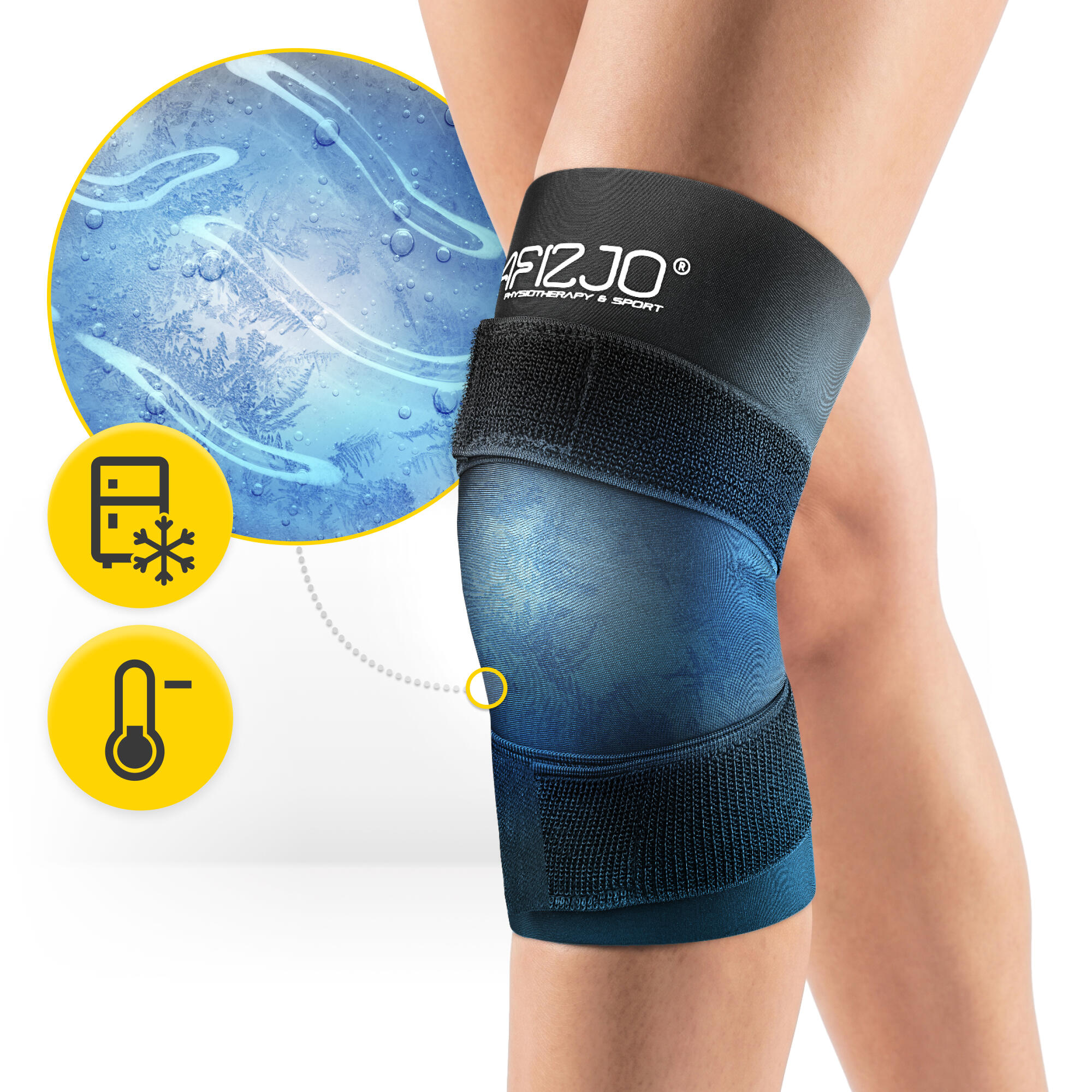 Elastický ColdPack PRO - koleno 4FIZJO 4/7