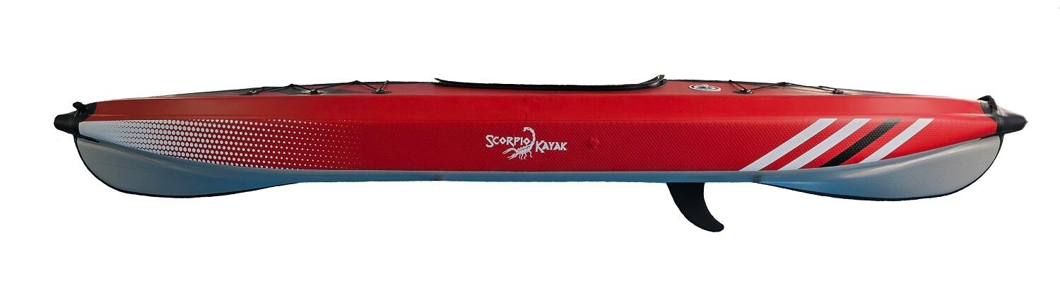 Kajak jednoosobowy pompowany z kokpitem Scorpio DS 385 Touring full dropstich 4/7