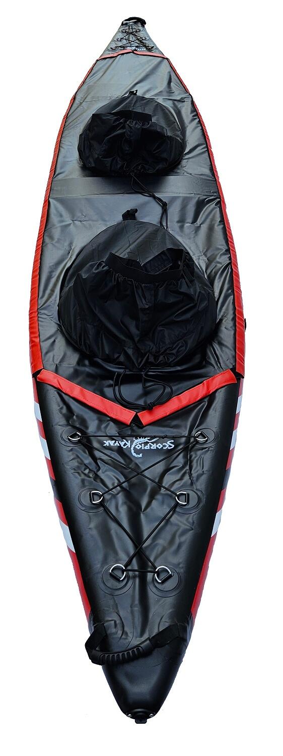 Kajak dwuosobowy pompowany z kokpitem Scorpio DS 473 Touring full dropstich 6/7