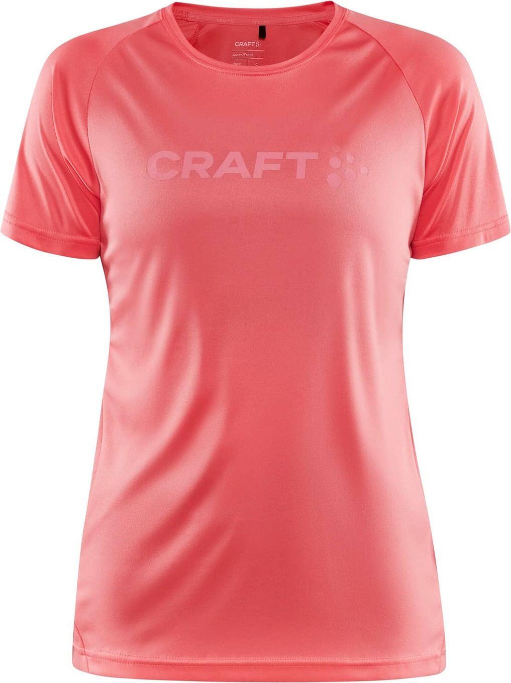 T-Shirt Running Craft Core Essence Logo Rose Femme 5/5