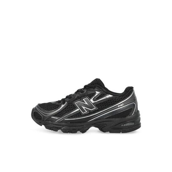 New Balance PZ740BM Kinder - Bungee Lace schwarz grau silber