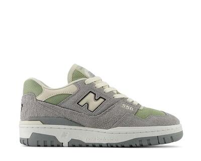 New Balance 550 W donna - sneakers in pelle bianca e beige