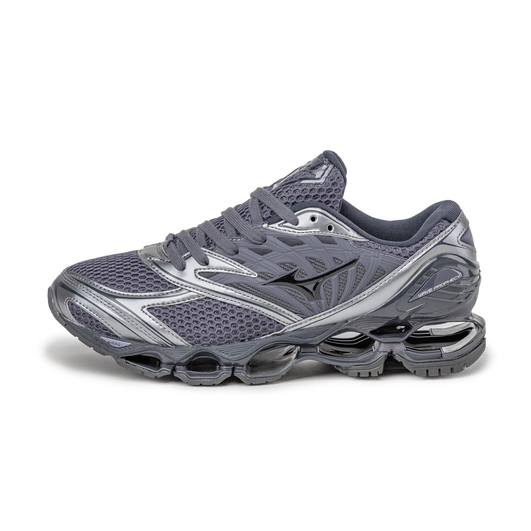 Buty męskie Mizuno Wave Prophecy LS odyssey gray/black/metallic gray