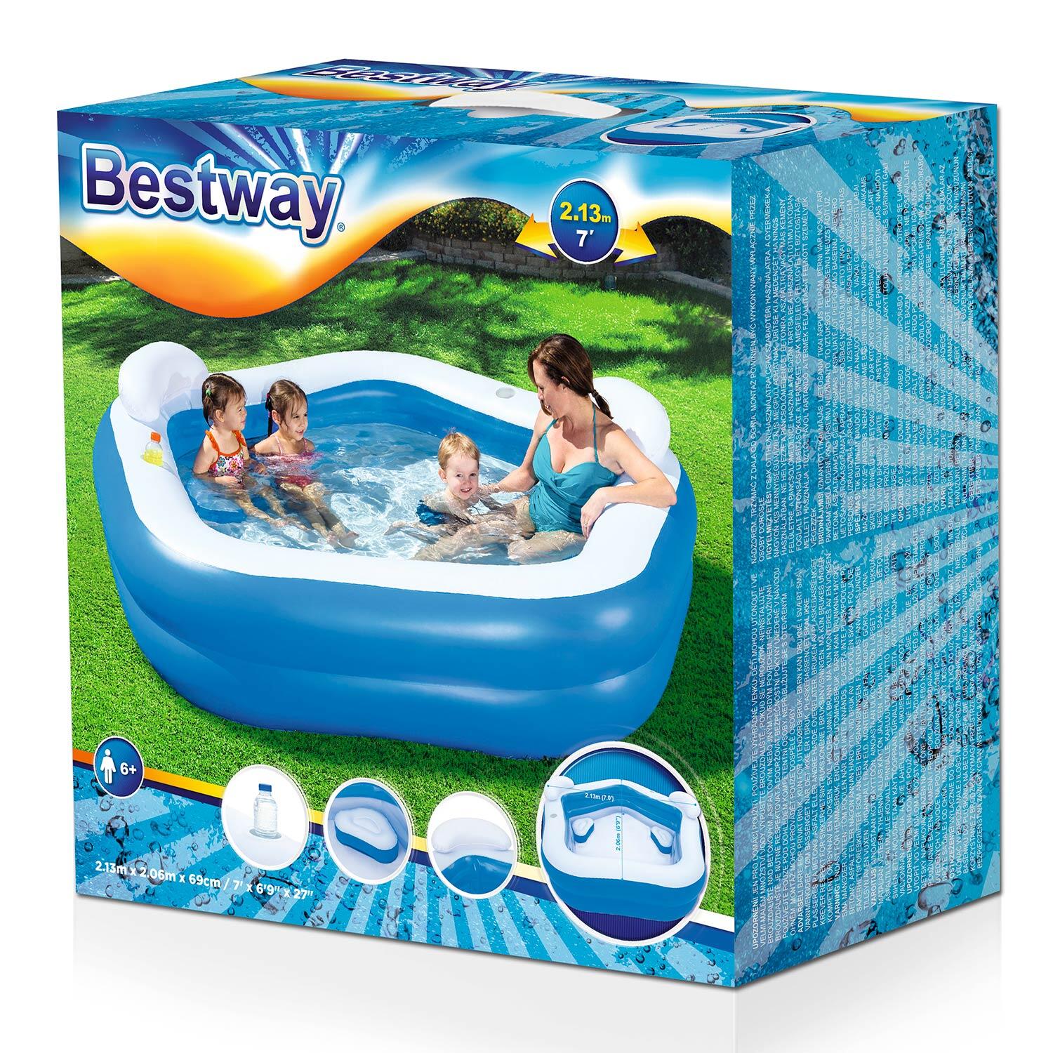 Bestway Family Paddling Pool, Inflatable Swimming Pool 3/7