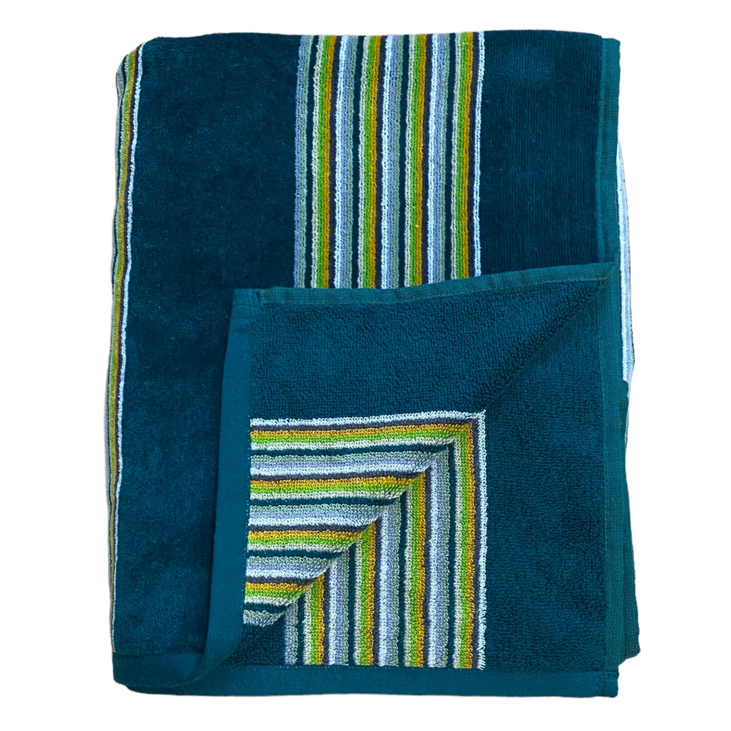 Serviette de plage éponge velours Jacquard - Milonga Lake - 90x170cm - 400g/m² 3/3