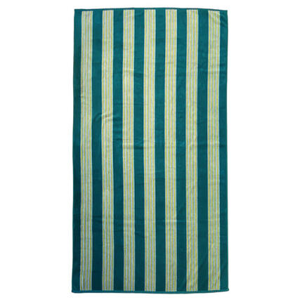 Serviette de bain éponge velours Jacquard Milonga Orange 90x170 400g/m²