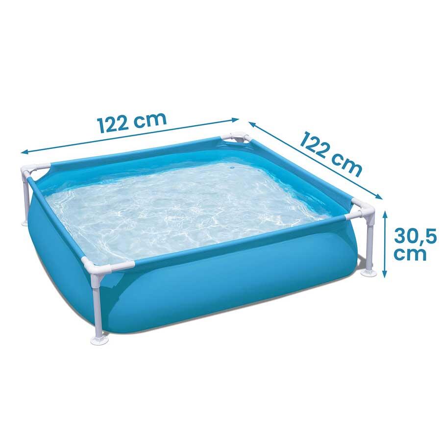 Bestway My First Frame Aufstell-Pool 122  x 122 x 30,5 cm 6/7