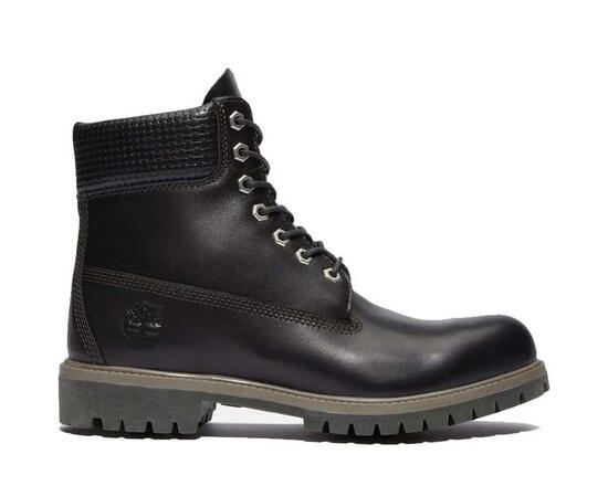 Timberland Premium 6-Inch Stivale Imbottito Impermeabile con Lacci Nero