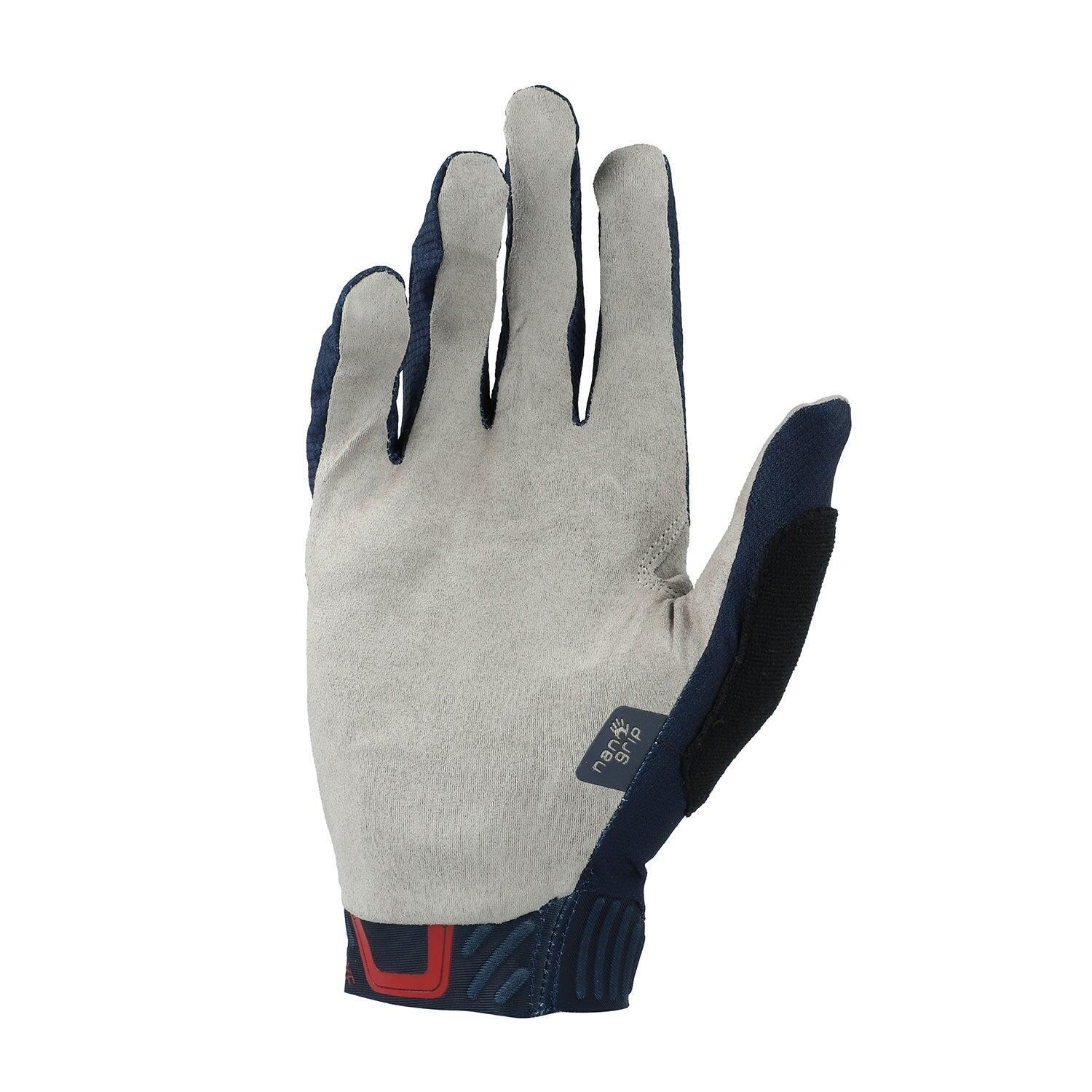 Gants Longs Leatt MTB 2.0 XFlow Onyx / Bleu Foncé 6/6