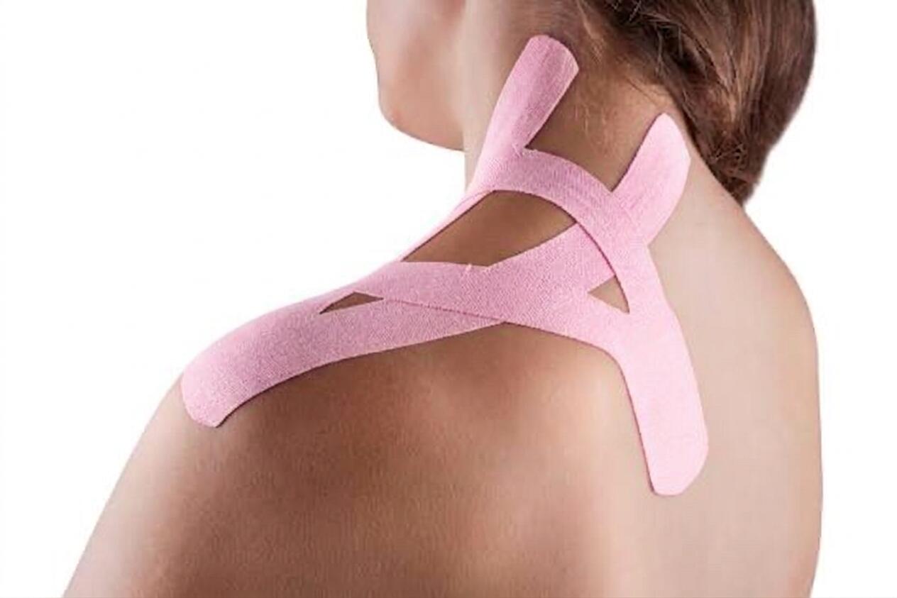 Rotolo Rosa Pastello Nastro Taping Tape Strapping Sport Kinesiologico 6/6