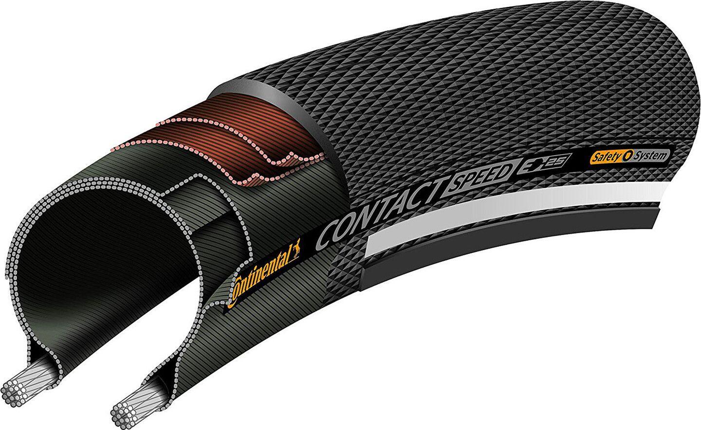 Pneu Continental Contact Speed 27.5 Tubetype Rigide SafetySystem Flancs Réfléchi 2/3