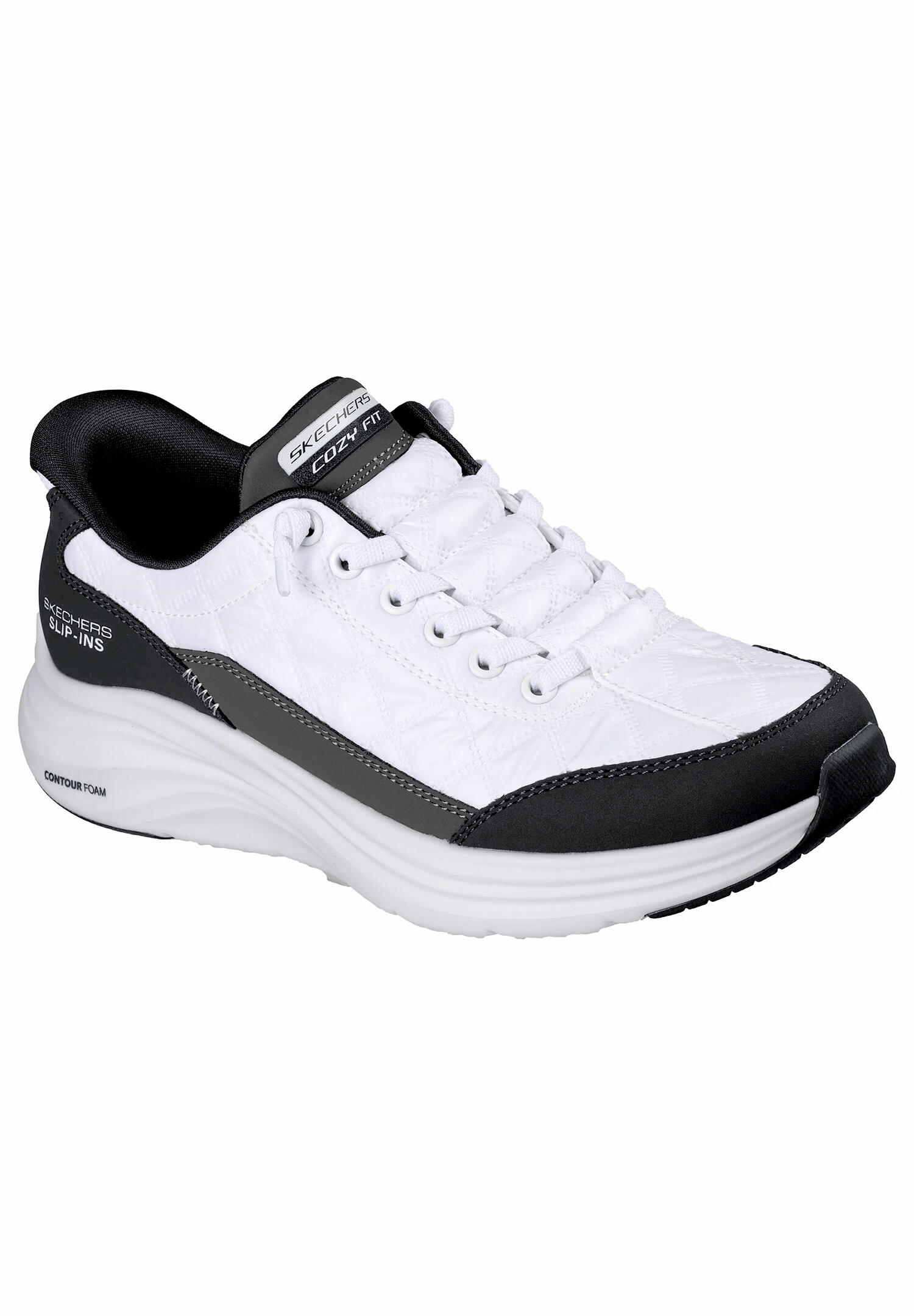 Skechers Damen Slip-ins Sneaker Contour Foam Cozy Fit 150404 WBK 3/4