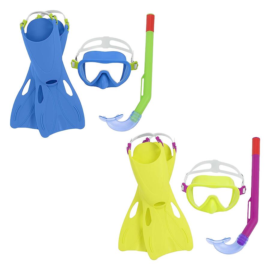 Snorkelset lil' flapper | roze 2/6