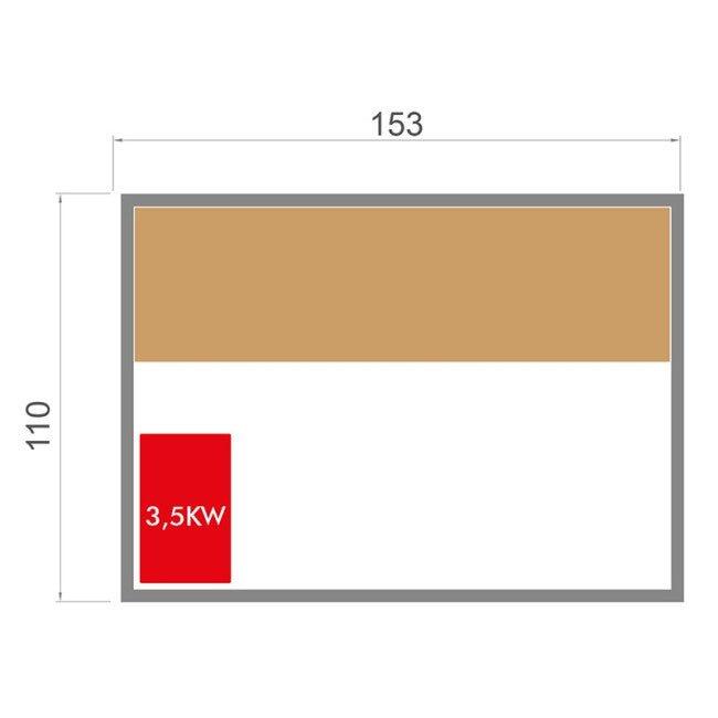 Finnische Dampfsauna 3 Plätze Entspannung zu Hause NIXSPA-3PK (3.5KW) 6/7