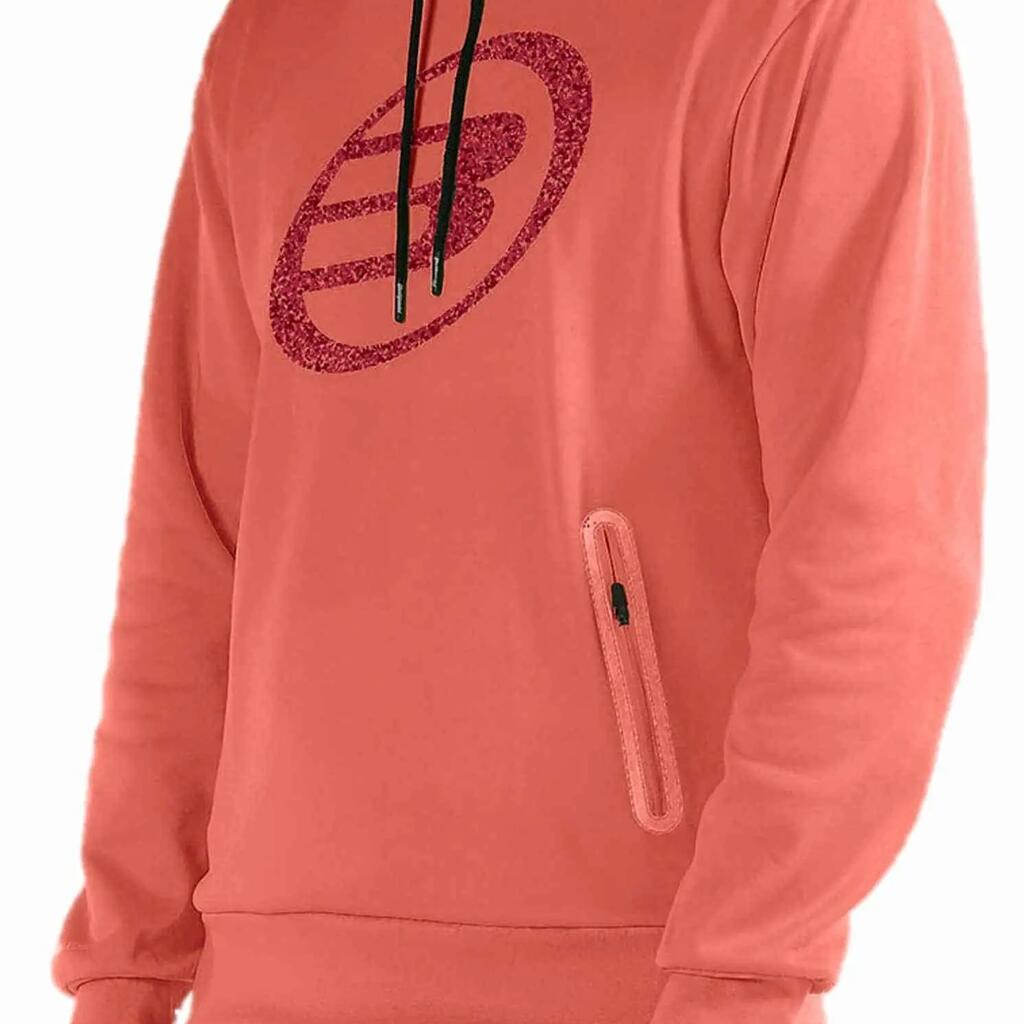 Bullpadel Men's Hoodie Fluorescent Coral