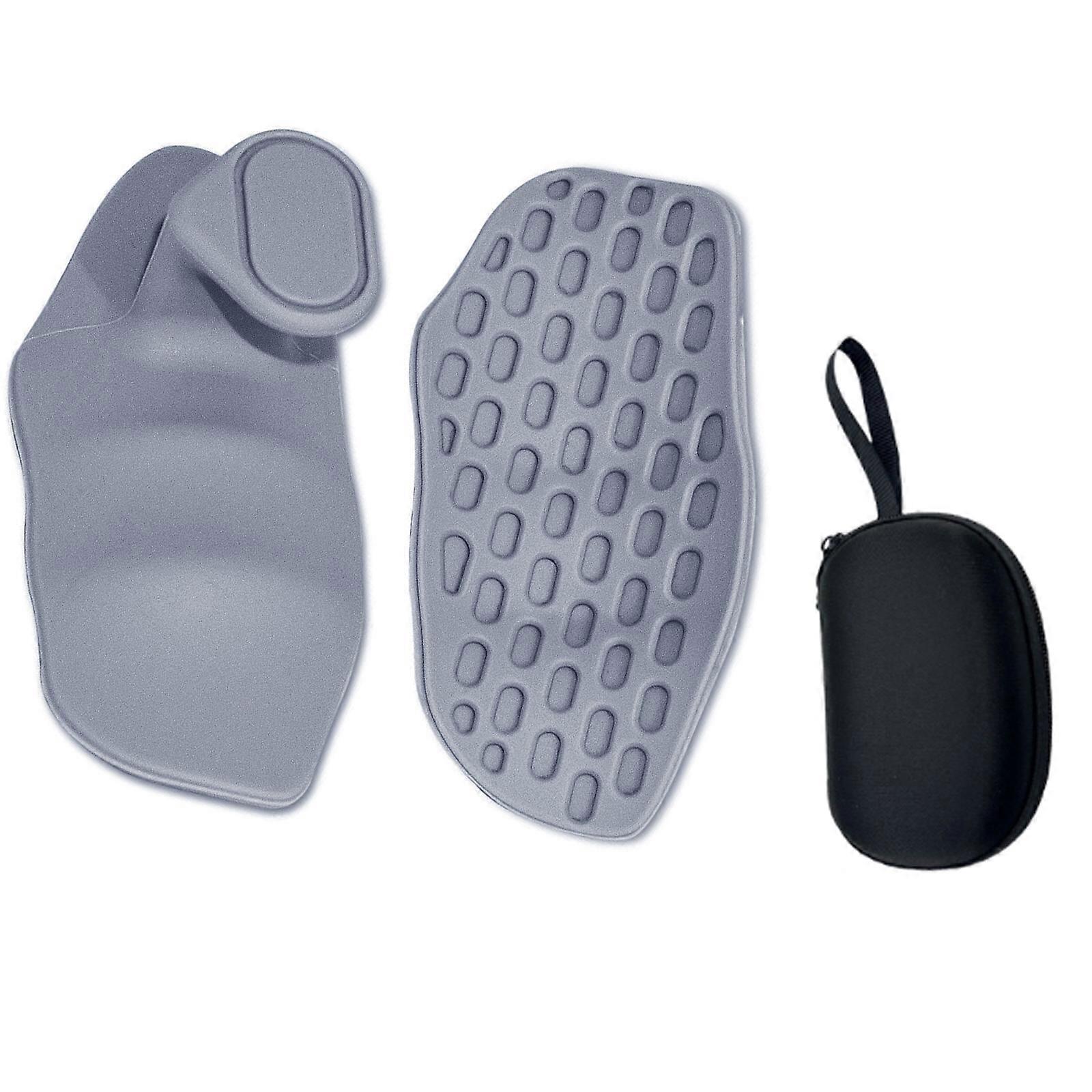 2pcs Flexible Gym Tape Grips with Storage Box - Grey