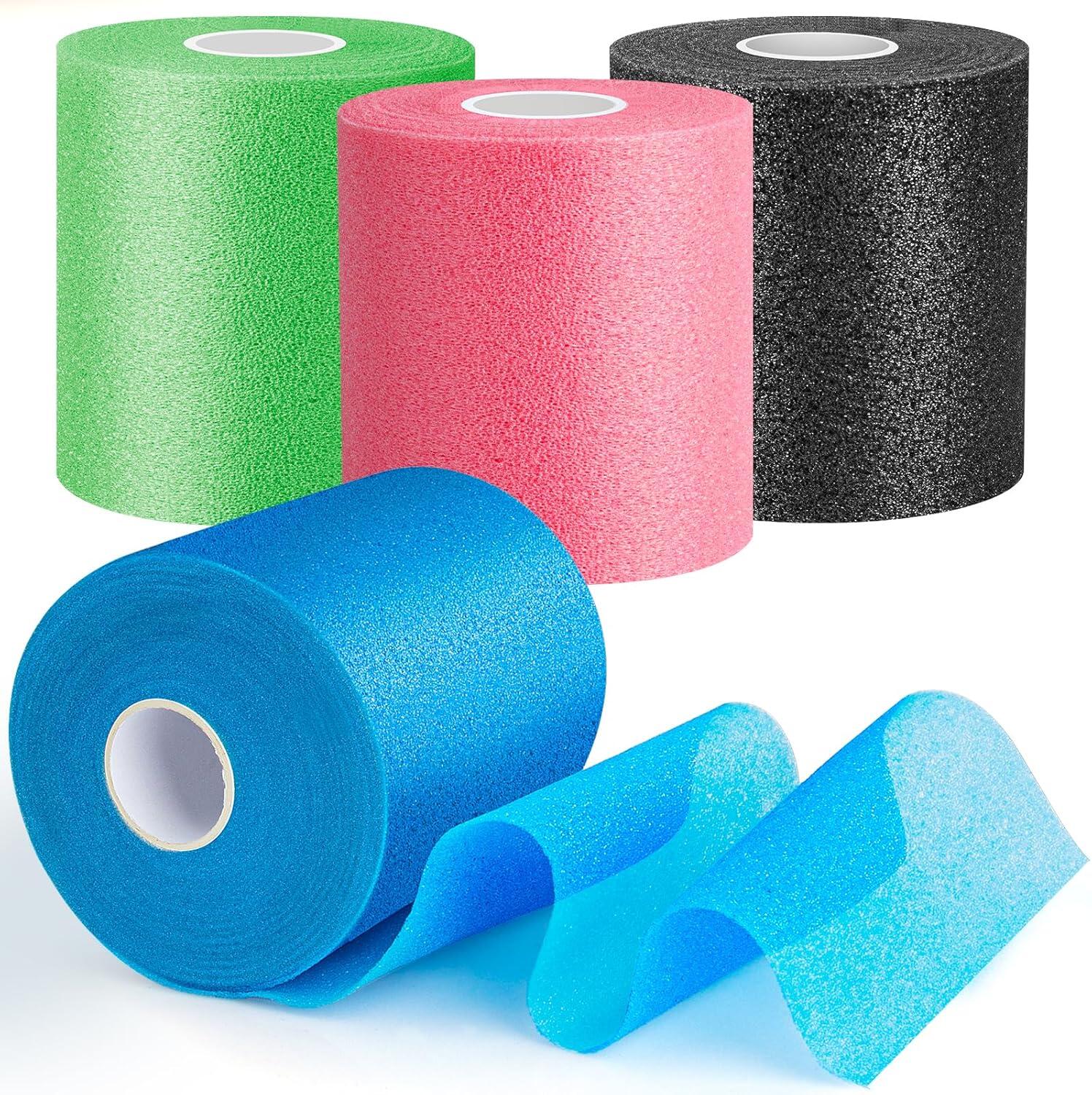 4 Pack Pre Wrap Athletic Tape - Multi Color