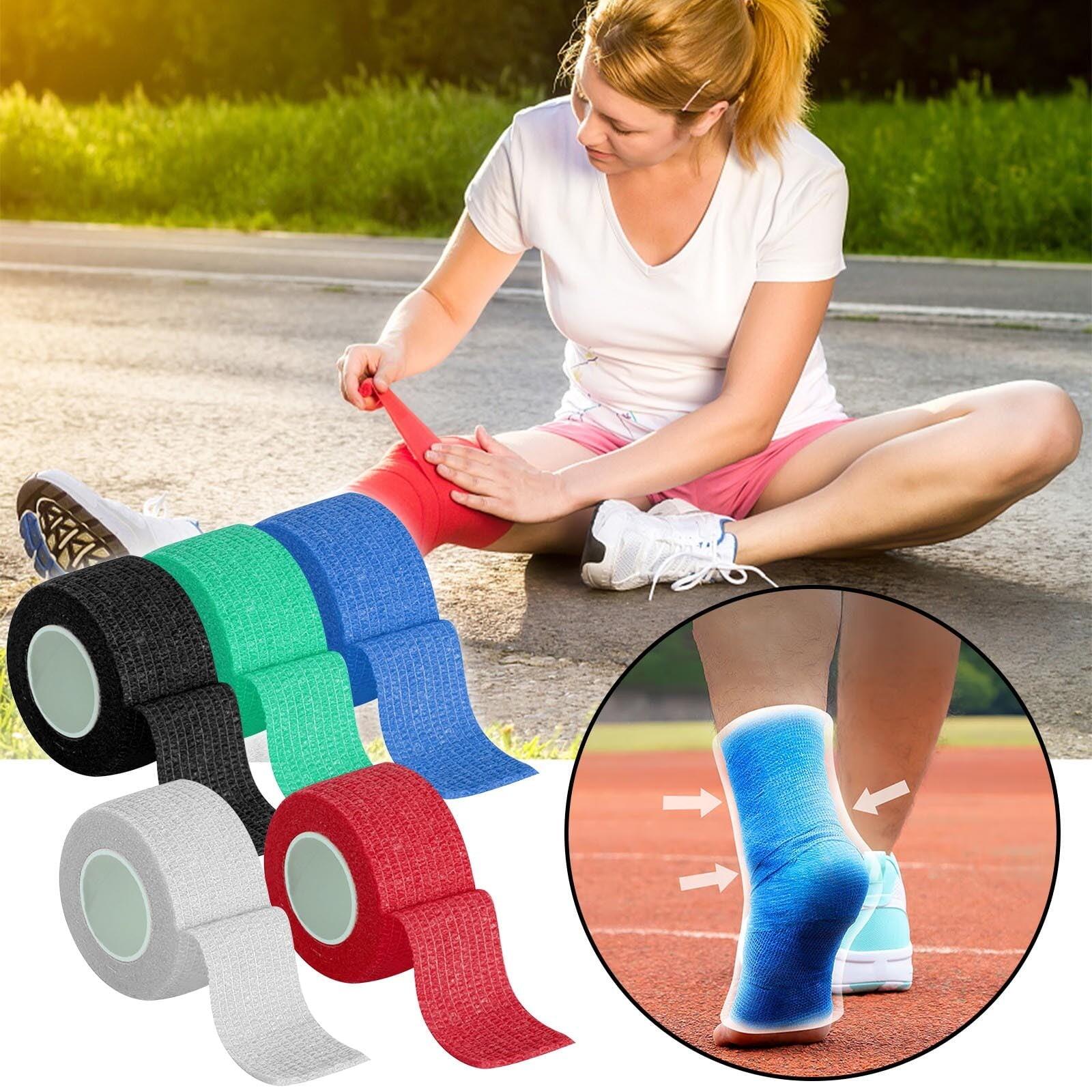 3 Rolls Athletic Kinesiology Tape - Black