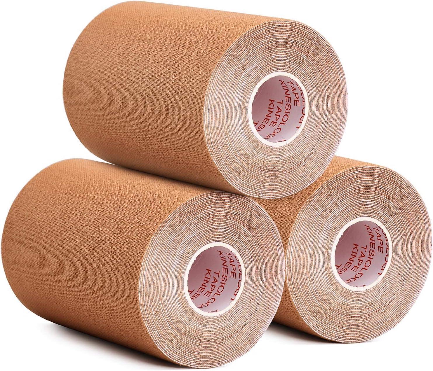 3 Pack Water Resistant Muscle Support Adhesive Kinesiology Tape