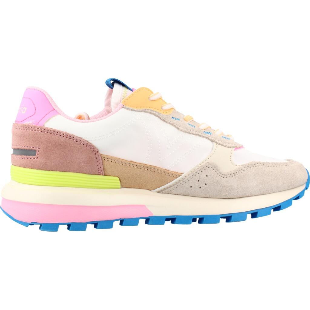 Zapatillas Mujer Victoria Luna Nylon & Serraje Blanco 4/6