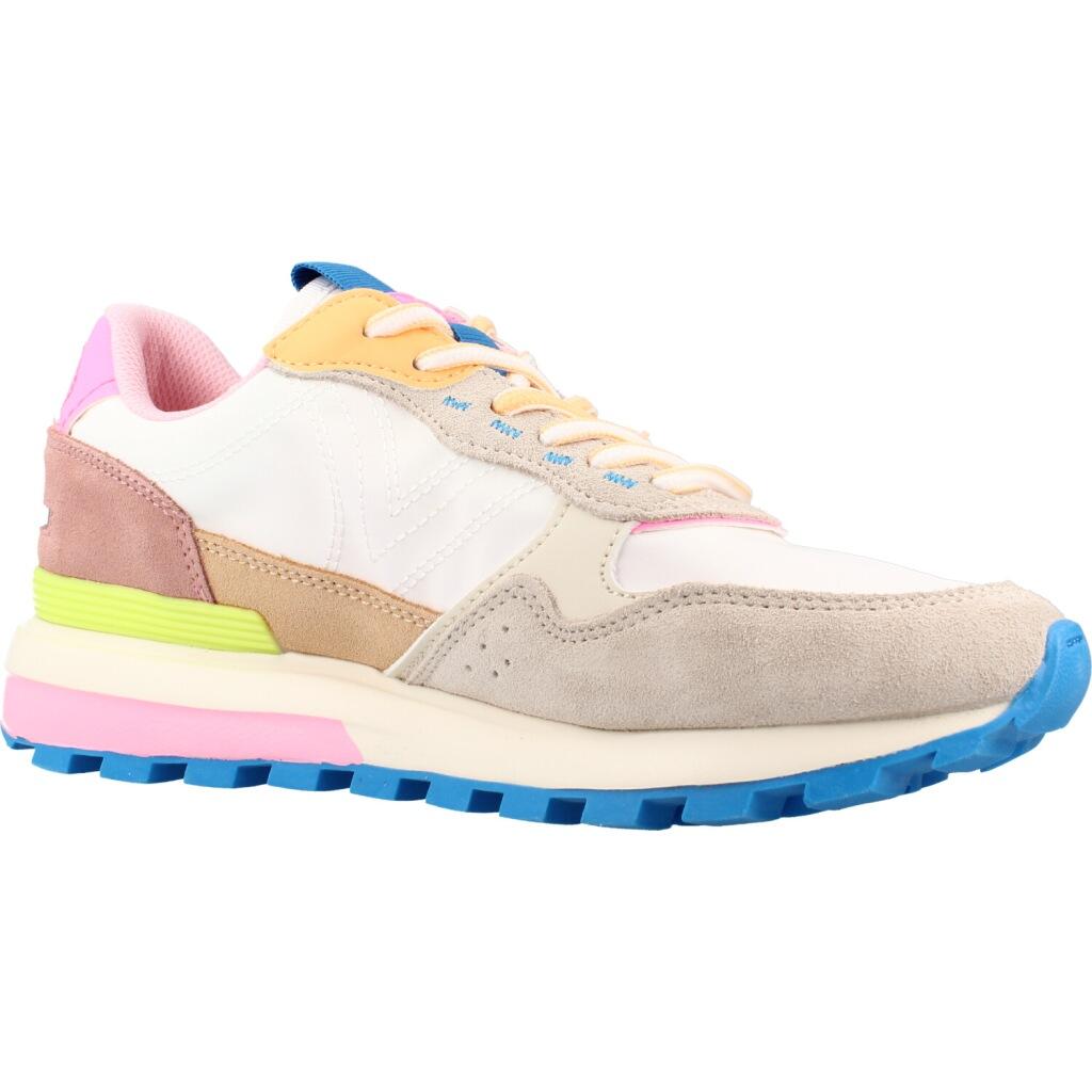 Zapatillas Mujer Victoria Luna Nylon & Serraje Blanco 5/6
