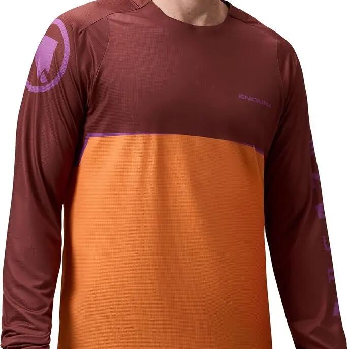 Long Sleeve Jersey Endura SingleTrack Core Printed
