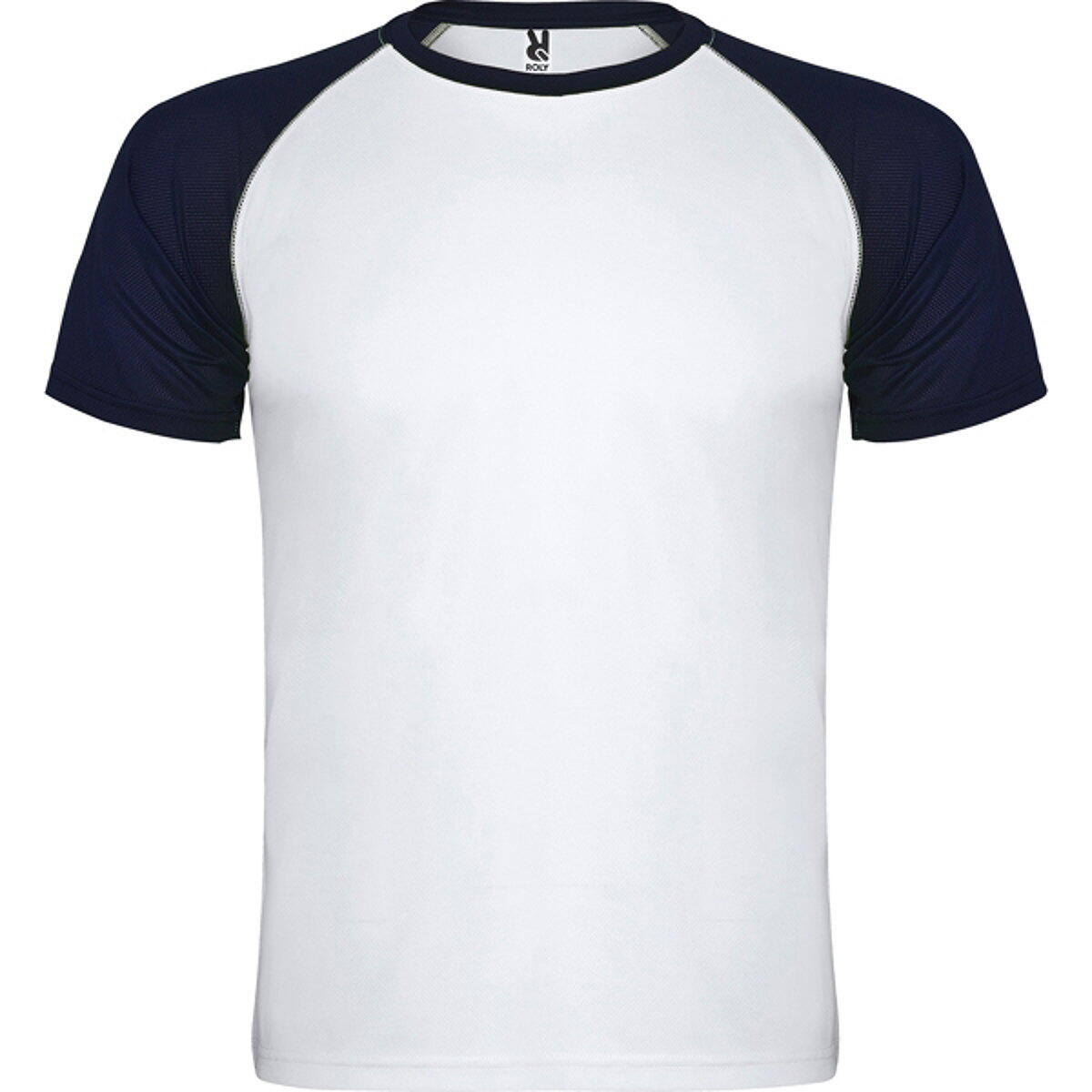 Roly Indianapolis Maillot de Sport Enfants - Blanc / Marine 1/4