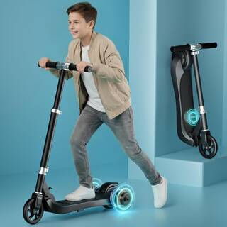 Kids Electric Scooter for Boys &amp;amp; Girls (6-12 Years) Black | BIS Certified