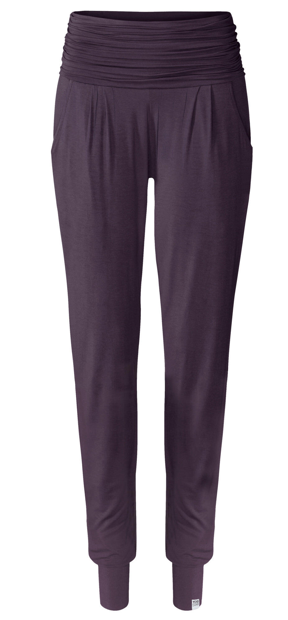 Yoga-Harempants "ala" - elderberry 3/4
