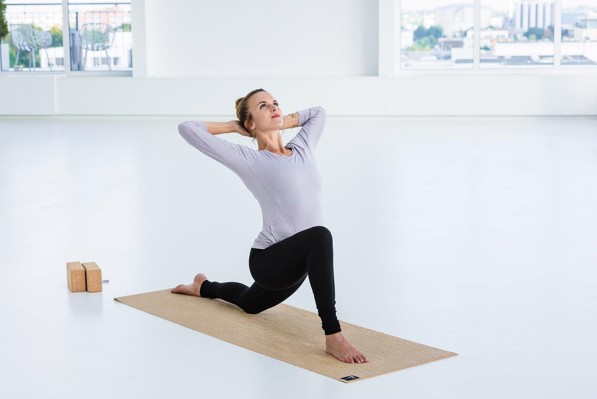 Yoga-Leggings "Liane" - charcoal 4/6