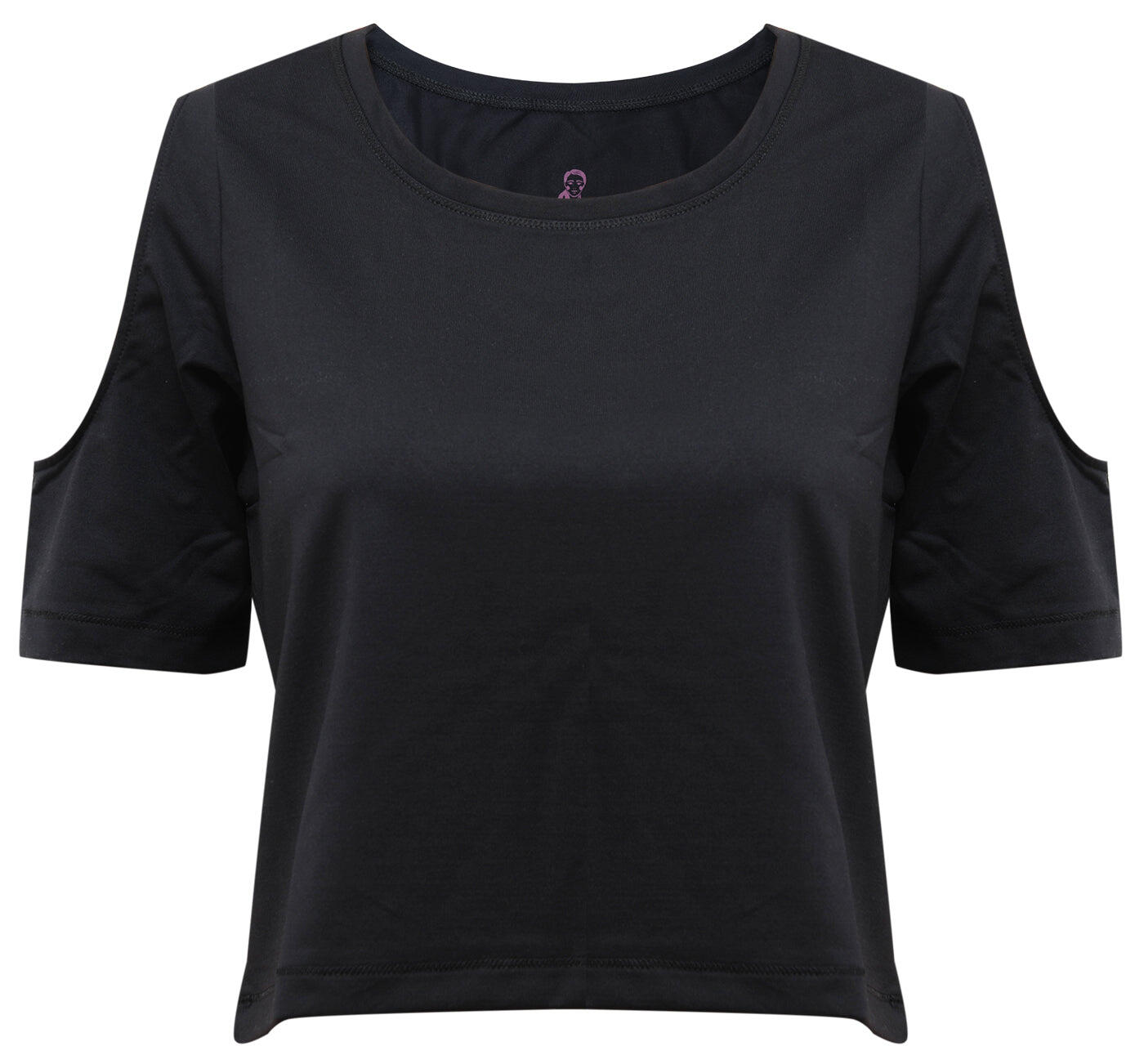 Yoga-Breathe-Shirt "Raffaela" - black 1/4