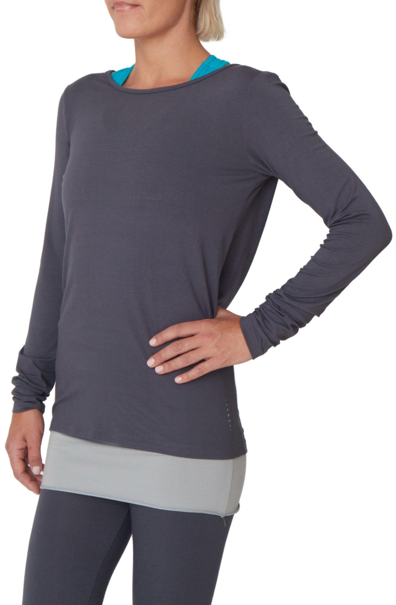 Yoga-Top "Open Back" - pebble 4/5