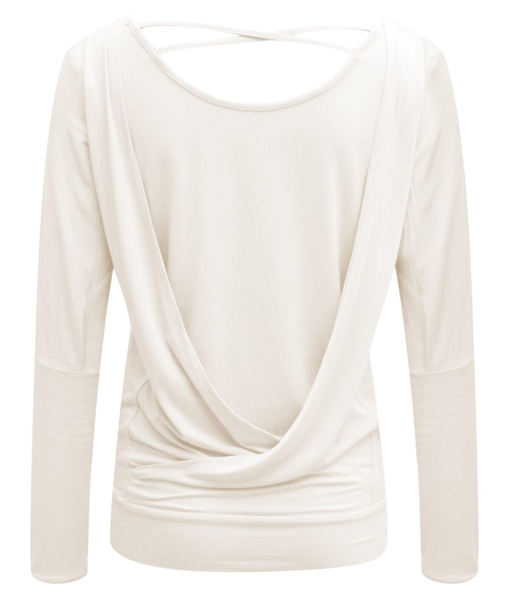Yoga-Longsleeve flowing shakti "ala" - ivory 4/4