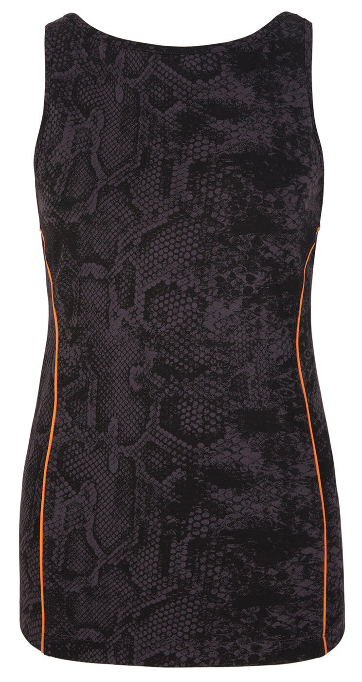 Yoga-Tank-Top mit Bra - snakeskin 1/4