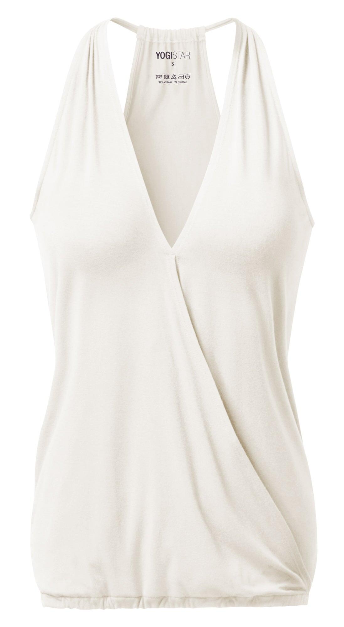 Yoga-Racerback V-Neck "ala" - ivory 3/3