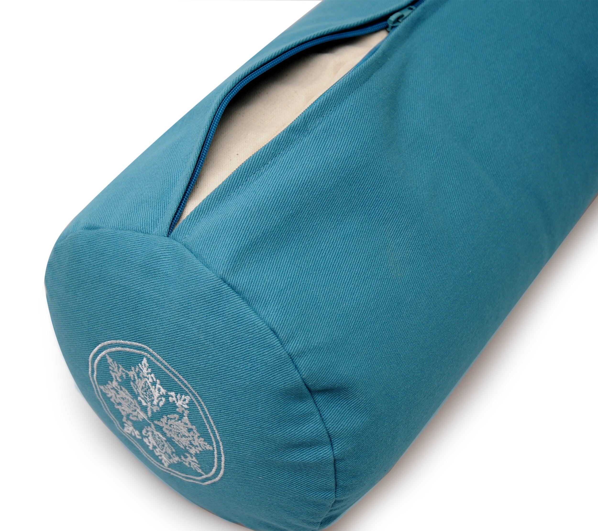Yoga-Bolster rund - vintage - organic cotton 3/6