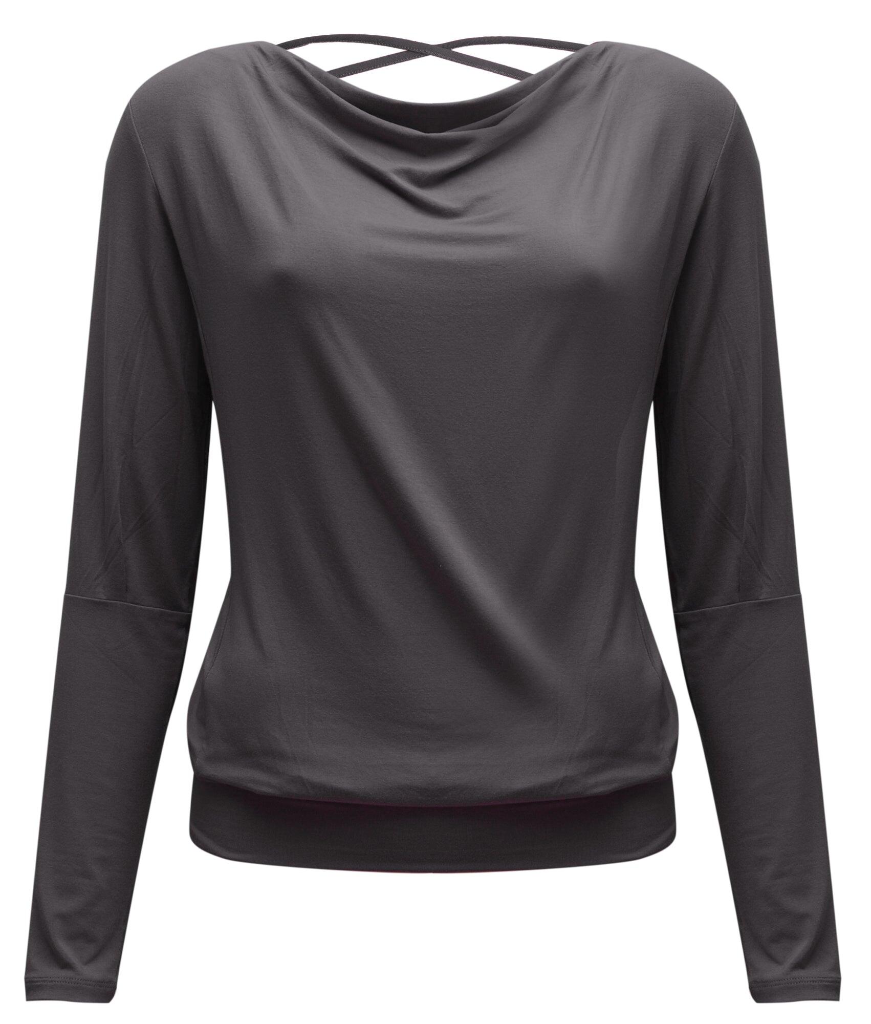 Yoga-Longsleeve flowing shakti "ala" - stonehenge 3/4