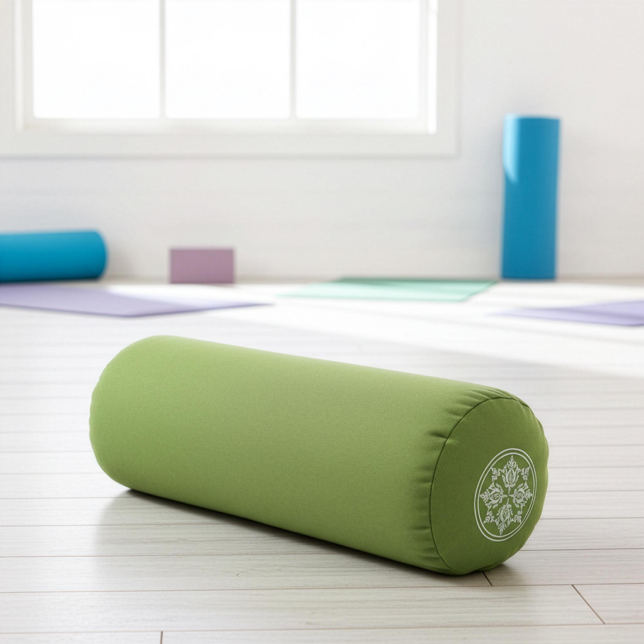 Yoga-Bolster rund - vintage - organic cotton 5/6