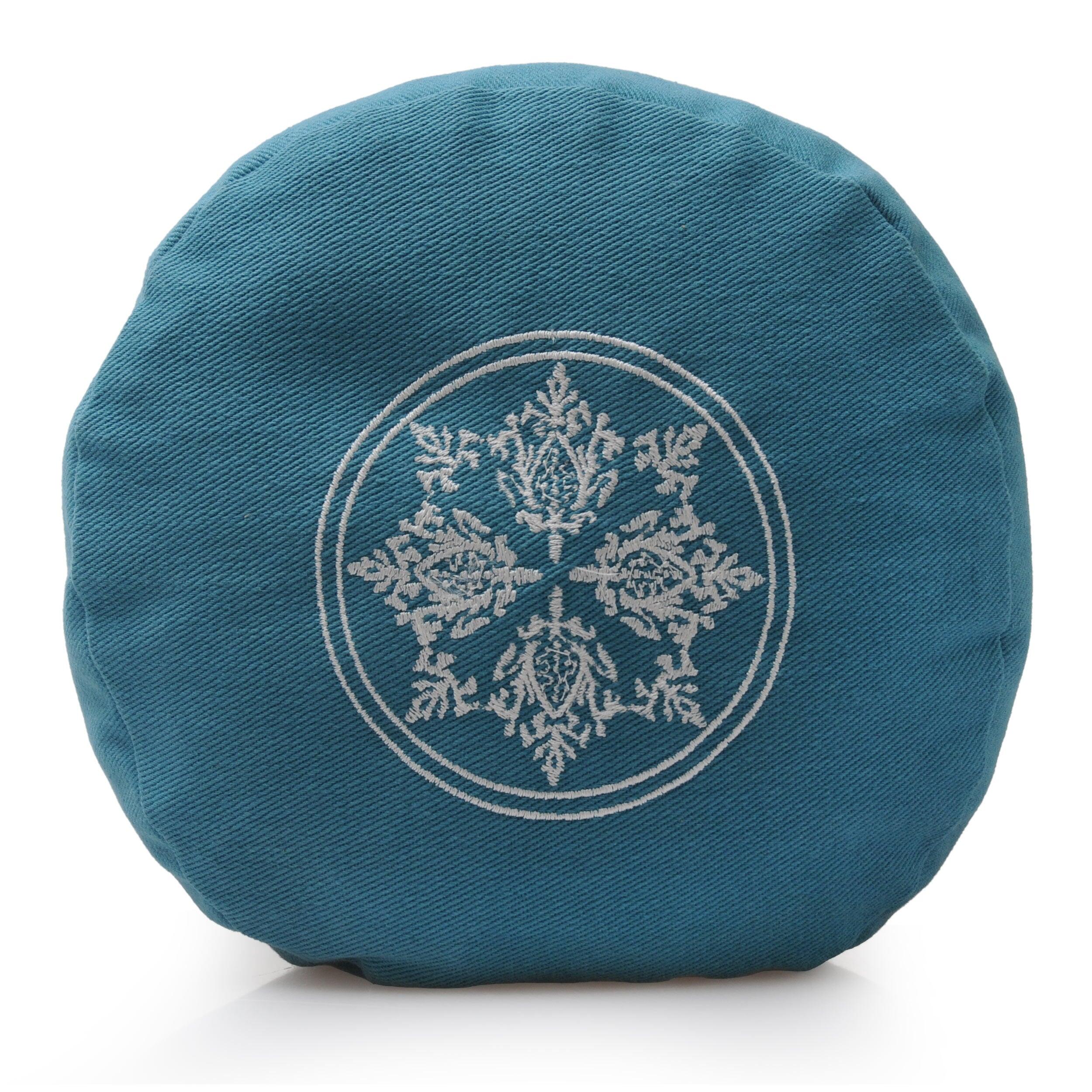 Yoga-Bolster rund - vintage - organic cotton 4/6