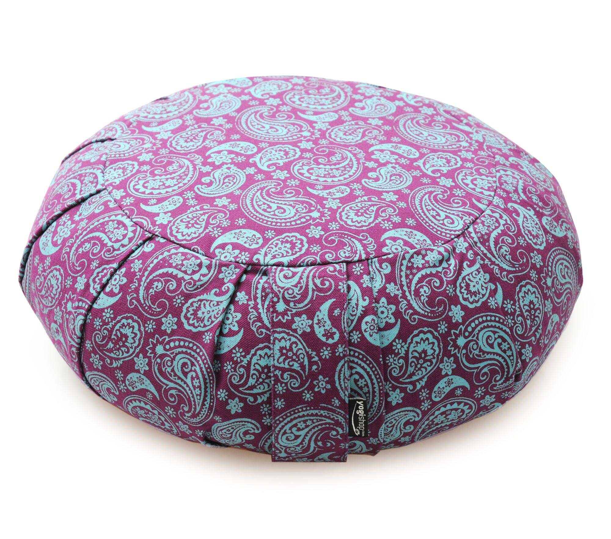 Meditationskissen - rund - vintage - cotton 5/6