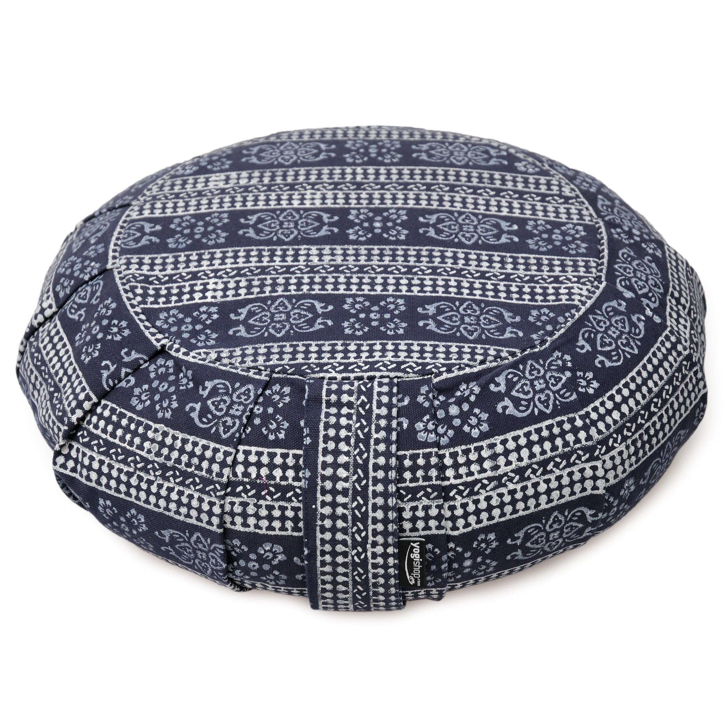Meditationskissen - rund - vintage - cotton 4/6